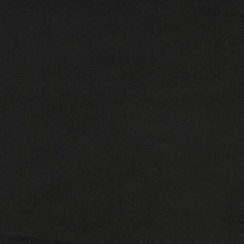 Kontinentalseng med madras 160x210 cm fløjl sort
