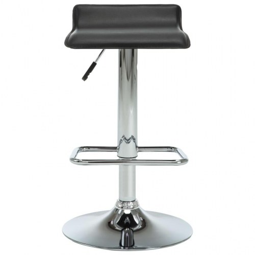 Barstole 2 stk. kunstlæder sort