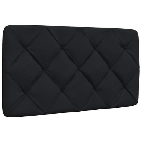 Sengeramme med LED uden madras 90x190 cm stof sort