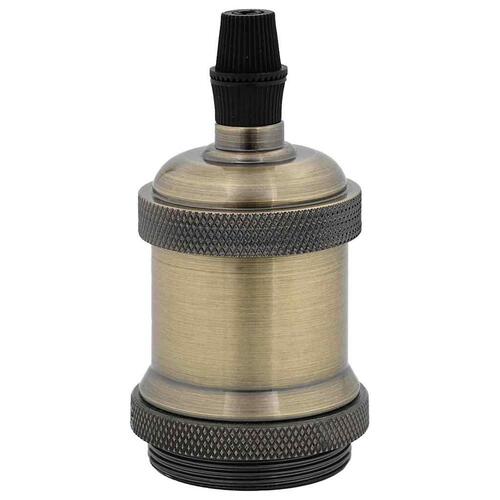 Lampeholdere 2 stk bronze E27