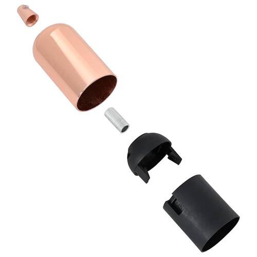 Lampeholdere 2 stk rosaguld E27
