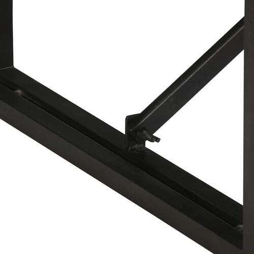 Sofabord 100x50x35 cm massivt ru mangotræ