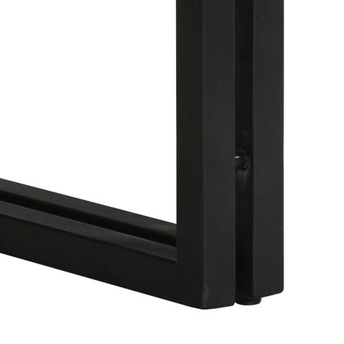Sofabord 80x80x35 cm massivt genbrugstræ flerfarvet