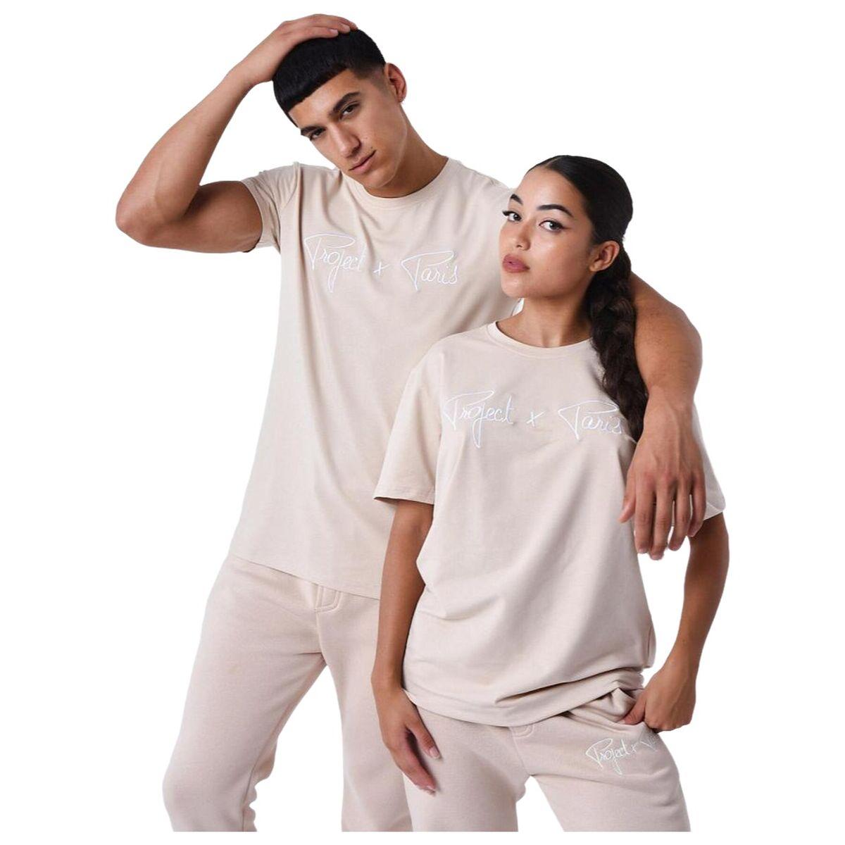 Project X Paris kortærmet T-shirt til mænd - Beige (S)