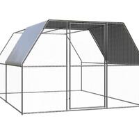Hønsegård 3x4x2 m galvaniseret stål