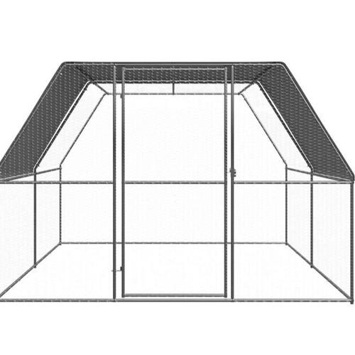 Hønsegård 3x4x2 m galvaniseret stål
