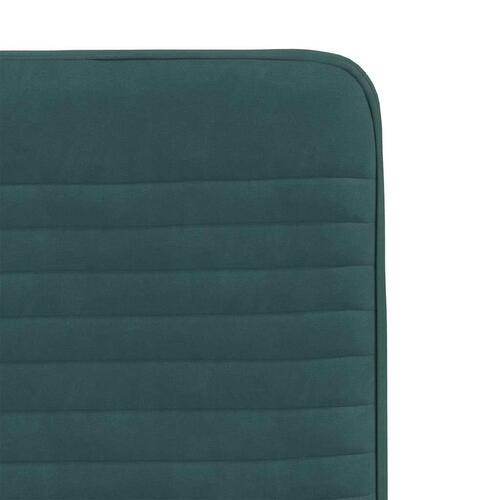 Spisebordsstole 4 stk. velour mørkegrøn
