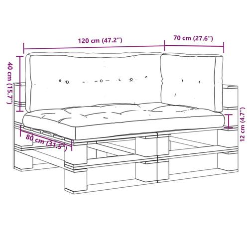 Pallehynder 3 stk. stof sort