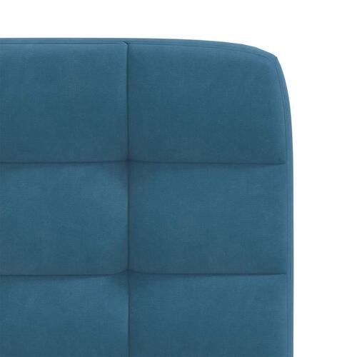 Spisebordsstole 6 stk. velour blå