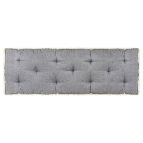 Hynde til pallesofa 120x40x7 cm antracitgrå