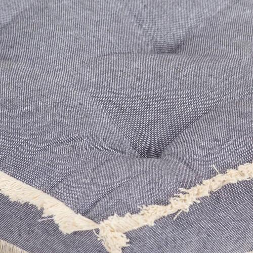 Hynde til pallesofa 120x40x7 cm antracitgrå