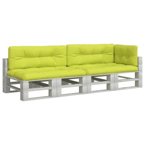 Pallehynder 5 stk. stof lysegrøn