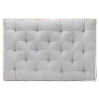 Hynde til pallesofa 120x80x10 cm grå