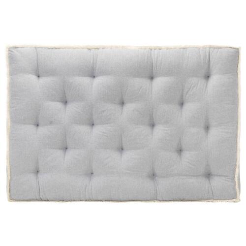 Hynde til pallesofa 120x80x10 cm grå
