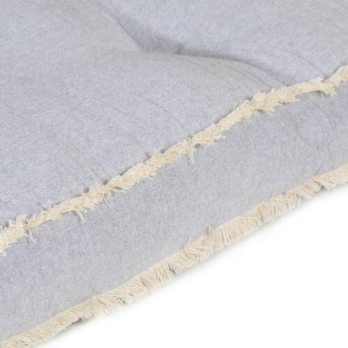Hynde til pallesofa 120x80x10 cm grå