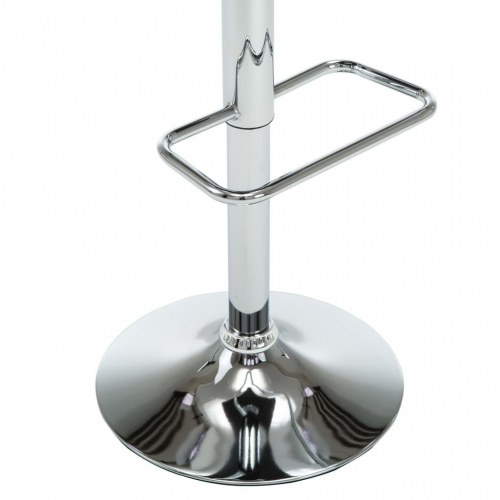 Barstole 2 stk. kunstlæder brun