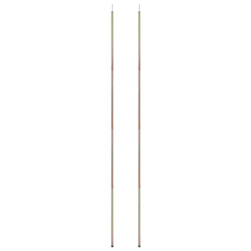 Stænger til solsejl 2 stk. 250 cm galvaniseret stål