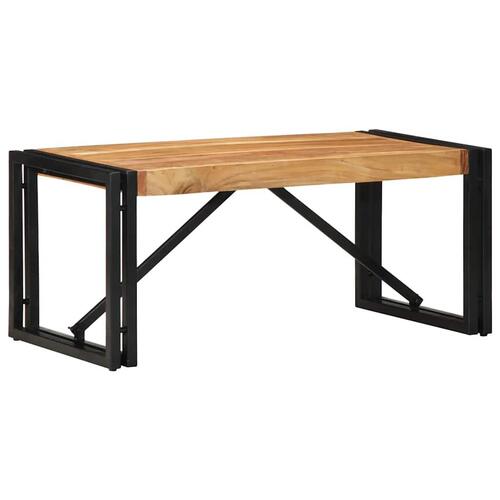 Sofabord 80x40x35 cm massivt akacietræ