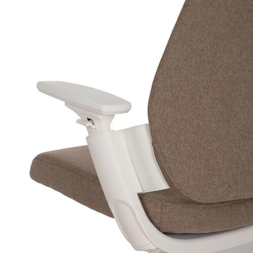 Kontorstol Hvid Taupe 67,5 x 62 x 114,5 cm