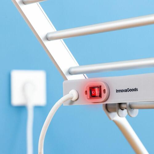 Foldbart elektrisk tørrestativ med vinger Drywing InnovaGoods 230 W 20 Stænger9 Plastik (OUTLET B)