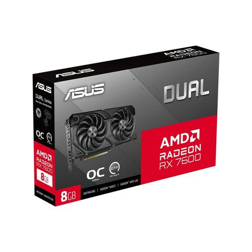 Grafikkort Asus RX7600-O8G-EVO AMD Radeon RX 7600 8 GB GDDR6
