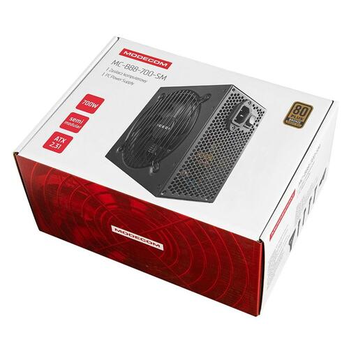 Strømforsyning Modecom ZAS-MC-B88-700-ATX-SM ATX 700 W 80 Plus Bronze