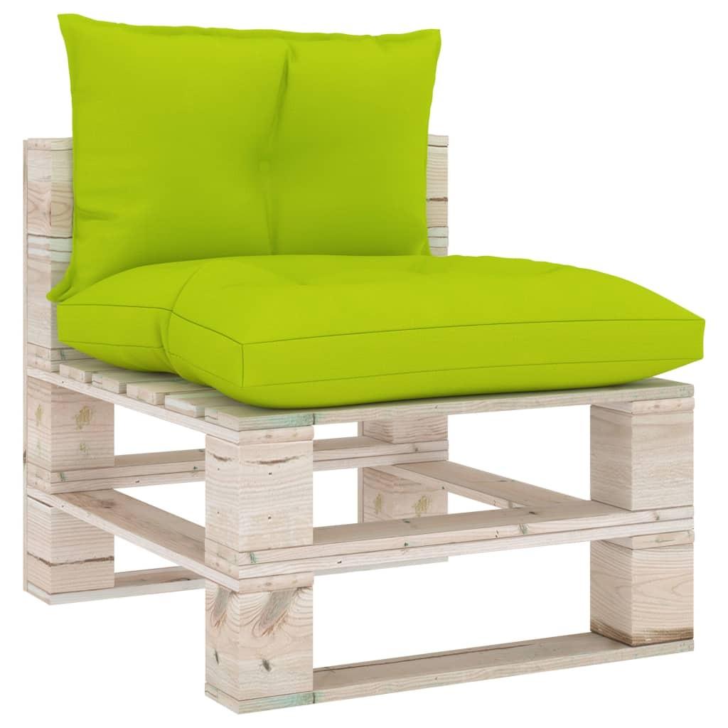 Pallehynder 2 stk. stof lysegrøn