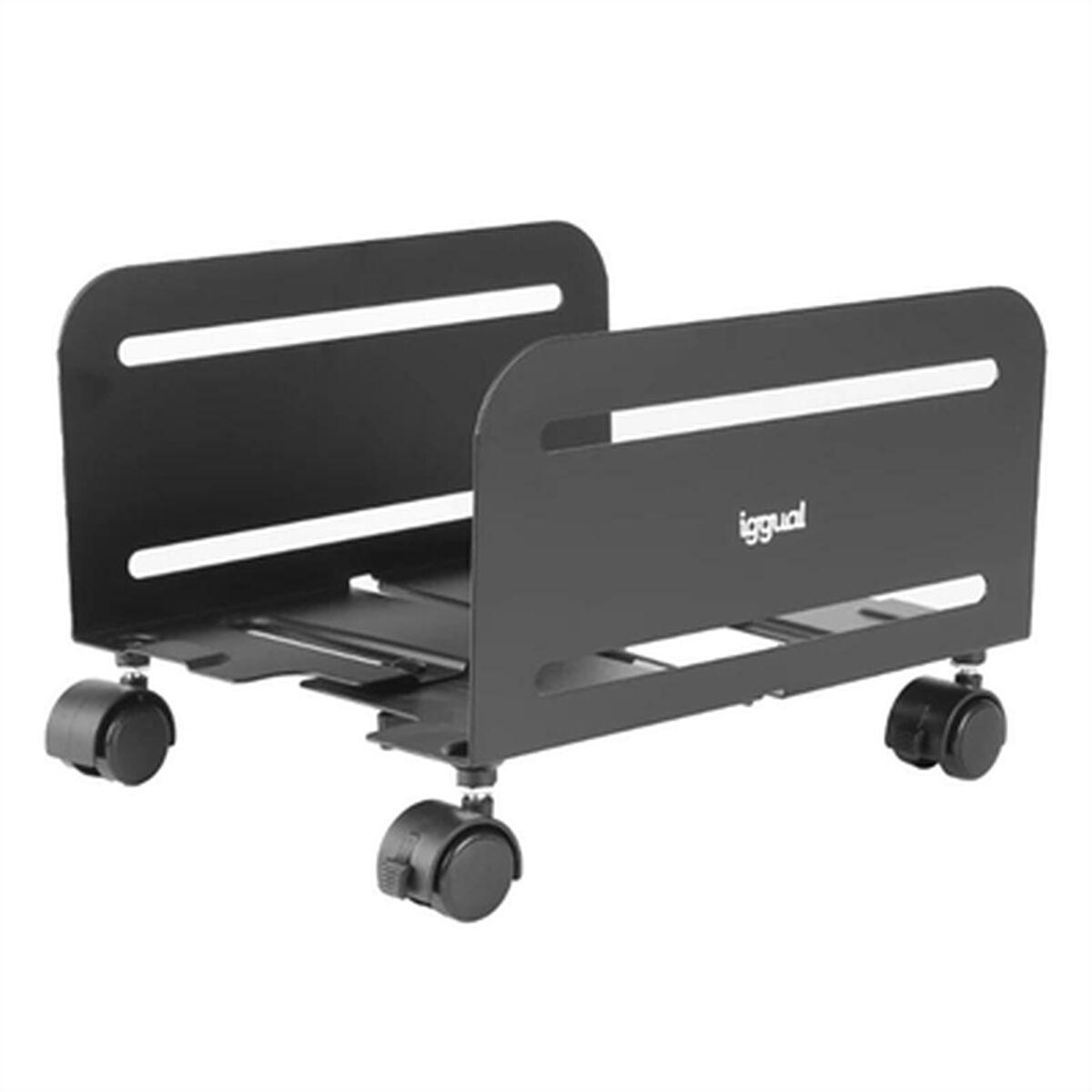 Tastaturbeskyttelse iggual IGG319314 - sort, justerbar med hjul