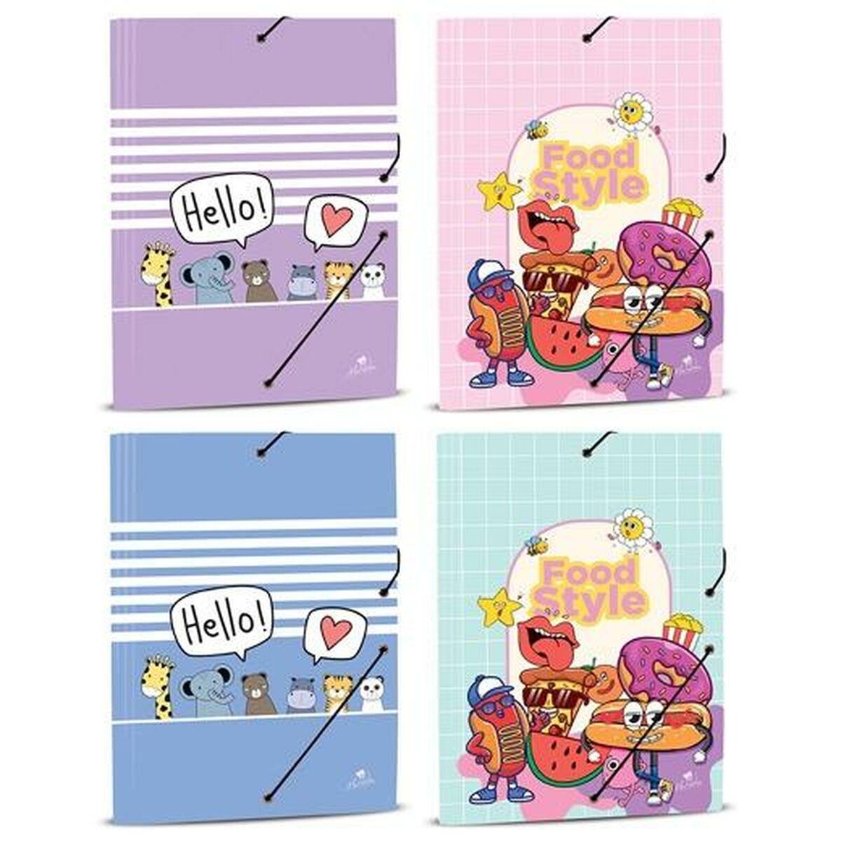 Mariola dokumentmappe Nº3 A4 - Multifarvet