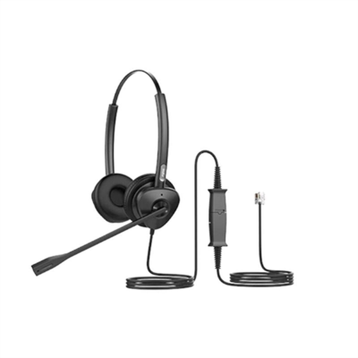 Gaming headset med mikrofon Fanvil HT302 - sort, USB