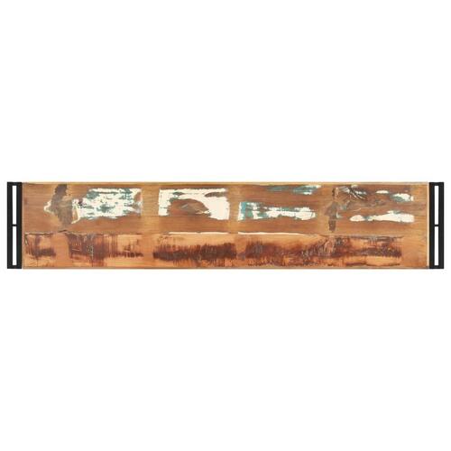 Konsolbord 150x30x75 cm massivt genbrugstræ