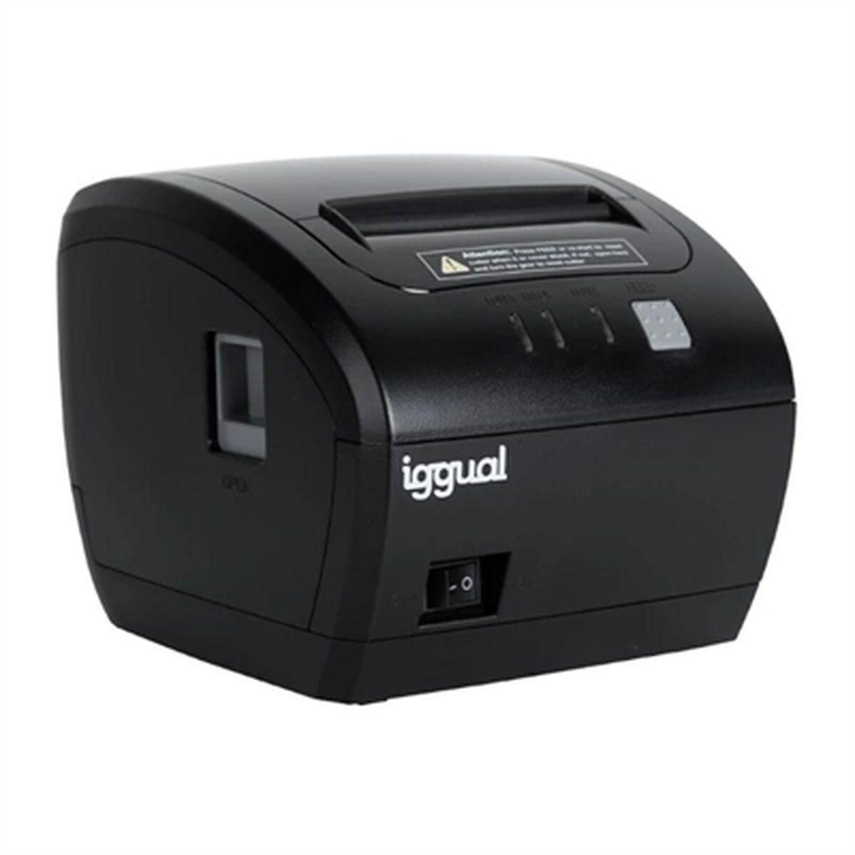 Etiketprinter termisk iggual IGG319321 - monokrom, USB/Wi‑Fi