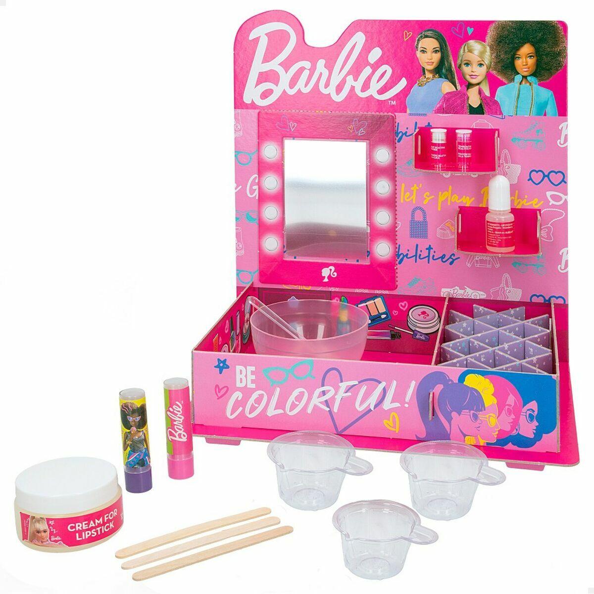 Lisciani Giochi Barbie makeupsæt - 15 dele med læbestift