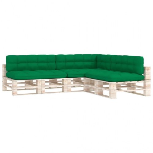 Hynder til pallesofa 7 stk. grøn