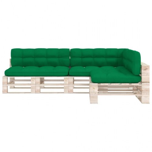 Hynder til pallesofa 7 stk. grøn