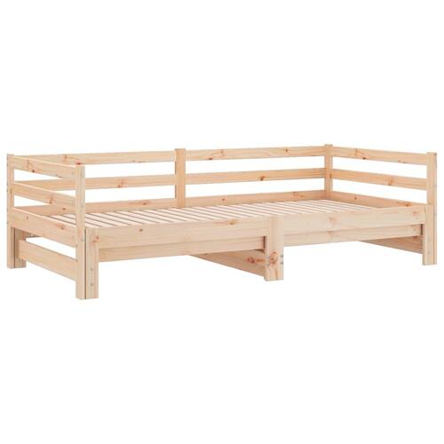 Udtræksseng uden madras 80x200 cm