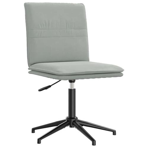 Spisebordsstole 4 stk. velour lysegrå