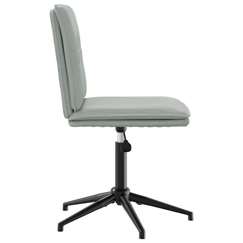 Spisebordsstole 4 stk. velour lysegrå