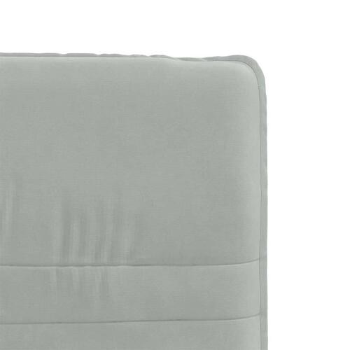 Spisebordsstole 4 stk. velour lysegrå