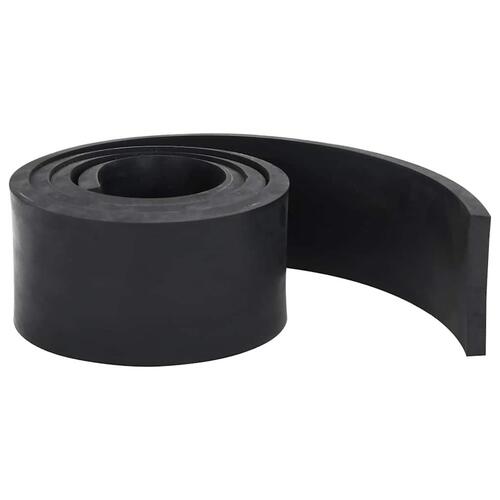 Gummikant til sneplov 180x10x1 cm sort