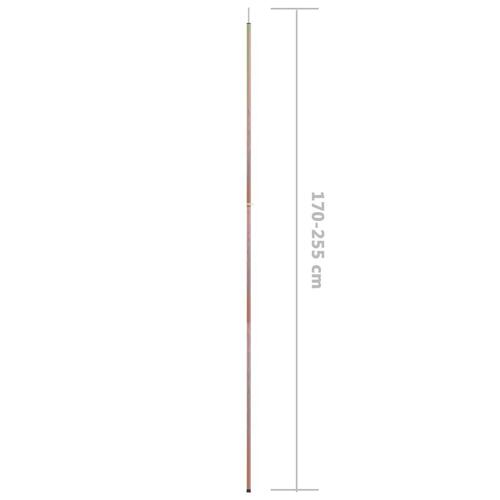 Teleskopstang til telt 170-255 cm galvaniseret stål