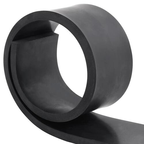 Gummikant til sneplov 120x10x1 cm sort