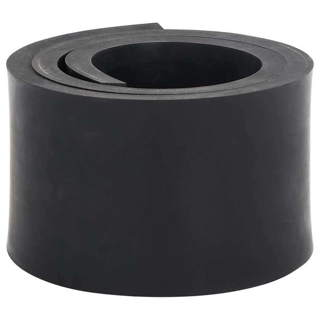 Gummikant til sneplov 100x8x1 cm sort