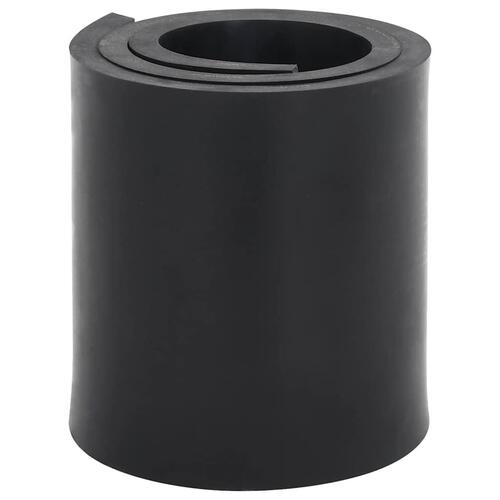 Gummikant til sneplov 120x15x1 cm sort