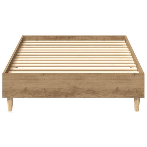 Sengestel uden madras 90x190 cm konstrueret træ kunsteg