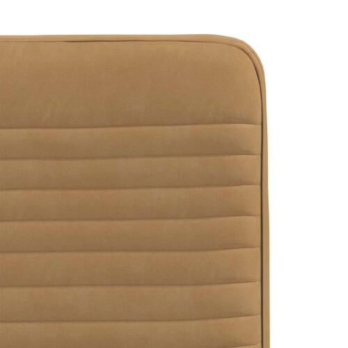 Spisebordsstole 4 stk. velour brun
