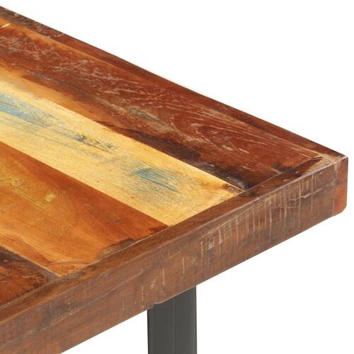 Sofabord 142x90x42 cm massivt genbrugstræ