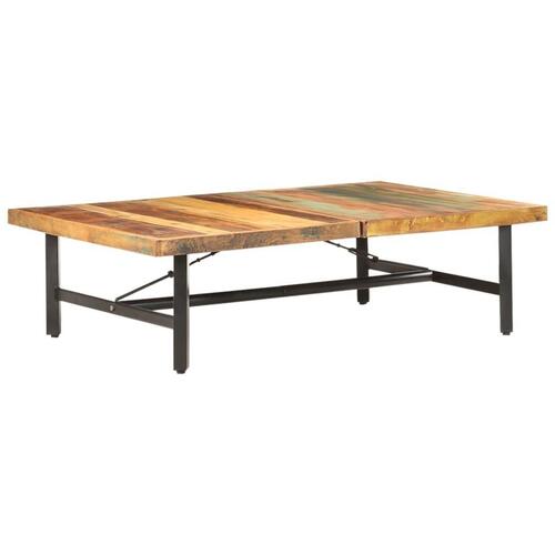 Sofabord 142x90x42 cm massivt genbrugstræ