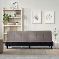 Sovesofa stof gråbrun