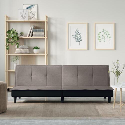 Sovesofa stof gråbrun